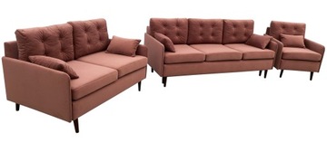 ZESTAW CHERRY MINI LUX PIK 3+2+1 STYL SKANDYNAWSKI