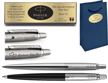 PARKER Jotter zestaw długopisów TABLICZKA GRAWER