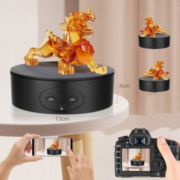 ЭЛЕКТРИЧЕСКИЙ ПОВОРОТНЫЙ СТОЛ 360° 13см