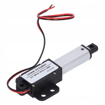 Siłownik liniowy DC 12V 30mm skok niski poziom