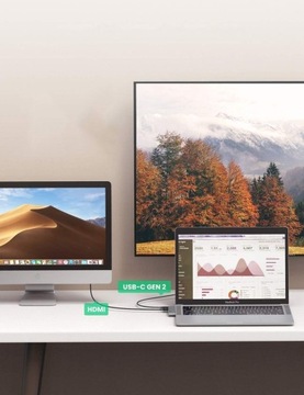 Многофункциональный порт HUB для MacBook Pro/Air 2xUSB-C — USB-C HDMI 3xUSB 3.0