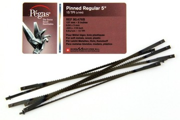 Brzeszczoty z bolcami PEGAS 134 mm 15 TPI 6 szt