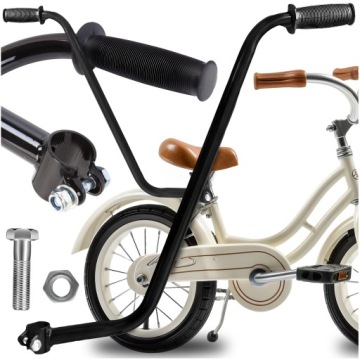 PROWADNIK ROWEROWY DO NAUKI JAZDY NA ROWERZE PCHACZ RĄCZKA UCHWYT DO ROWERU