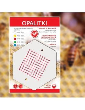 OPALITKI numerowane CZERWONE od 1-100 MATKI opalitki CZERWONE