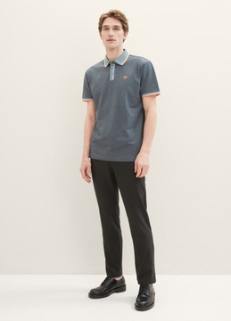 Tom Tailor Basic Polo Shirt - Navy Grey Mint Twoto