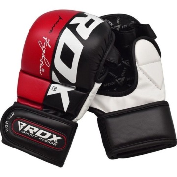 Перчатки для спарринга ММА RDX T6 красные XL
