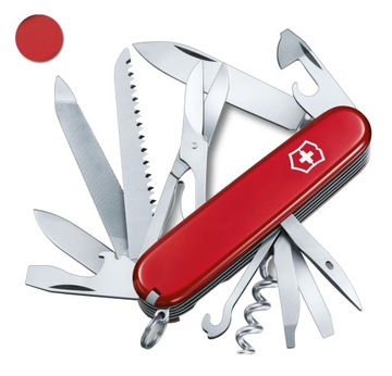 Victorinox 1.3763, scyzoryk Ranger, 91 mm, 21 funkcji, nożyczki, dwie piły