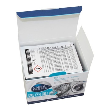 СРЕДСТВО ДЛЯ УДАЛЕНИЯ НАКИПИ 3В1 ДЛЯ СТИРАЛЬНОЙ И ПОСУДОМОЕЧНОЙ МАШИНЫ, 12 ПАКЕТОВ