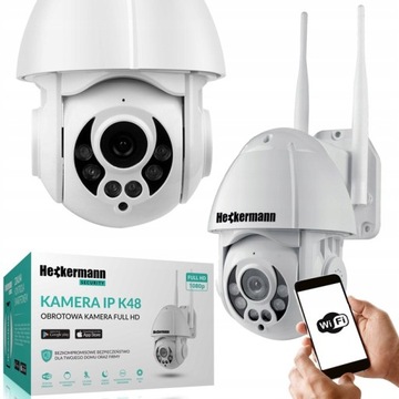 OBROTOWA KAMERA ZEWNĘTRZNA IP WIFI ZOOM 4X FULL HD