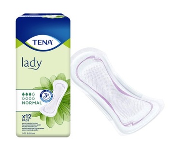 Wkładki anatomiczne, Tena Lady Normal 12 szt.