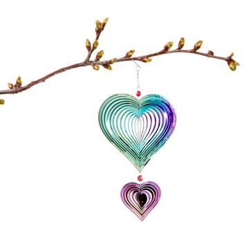 Ornament 3D ze nierdzewnej Wind