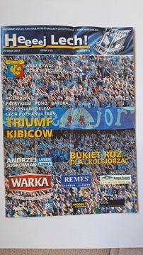 LECH POZNAŃ - ODRA WODZISŁAW 26-05-2007 PROGRAM MECZOWY HEEEEJ LECH
