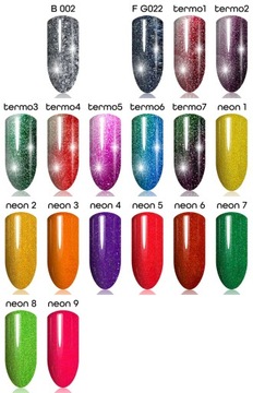 Гибридный лак для ногтей FLASH с эффектом глиттера