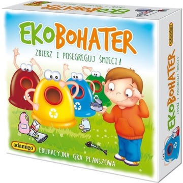 Gra EDUKACYJNA dla Dzieci Ekobohater LOGICZNA