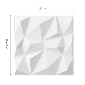 Потолочные КАССЕТЫ НАСТЕННЫЕ ПАНЕЛИ Белый 3D DIAMOND