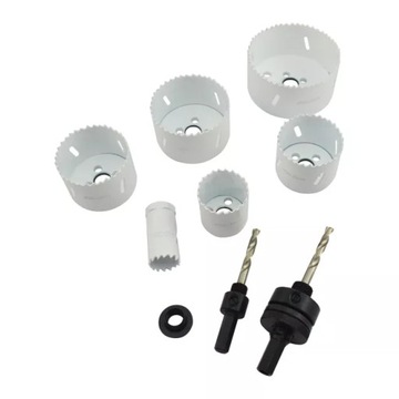 ZESTAW OTWORNIC 22-64 mm BIMETALOWE KORONOWE 8 EL