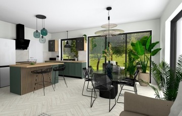 Дизайн кухни + чертежи для плотника