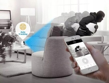 ЭЛЕКТРОННАЯ НЯНЯ, ВРАЩАЮЩАЯСЯ WIFI КАМЕРА FULLHD