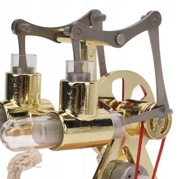 МОДЕЛЬ ДВУХЦИЛИНДРОВОГО ПАРОВОГО ДВИГАТЕЛЯ