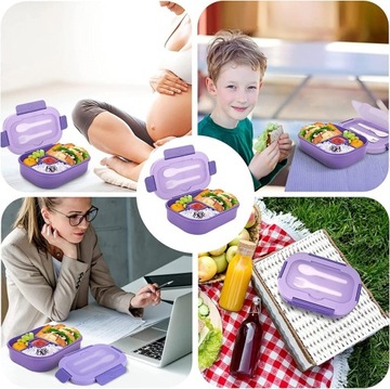 ЛАНЧБОК С ОТДЕЛЕНИЯМИ ДЛЯ ВЗРОСЛЫХ И ДЕТЕЙ ДЛЯ СВЧ-ПЕЧИ