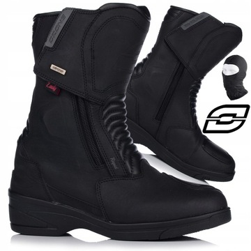 BUTY MOTOCYKLOWE | OZONE RAPID LADY | TURYSTYCZNE SKÓRZANE DAMSKIE + GRATIS