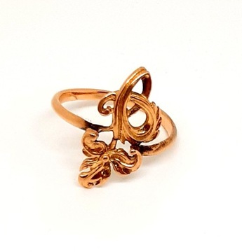 Złoty pierścionek Kwiat PR.585 W:2,78gr R.17 InterSKLEP