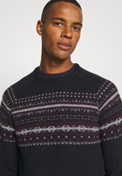 Sweter z wzorem Blend M