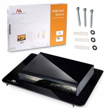 PÓŁKA ŚCIENNA TV SZKLANA LCD DVD AUDIO BYDGOSZCZ