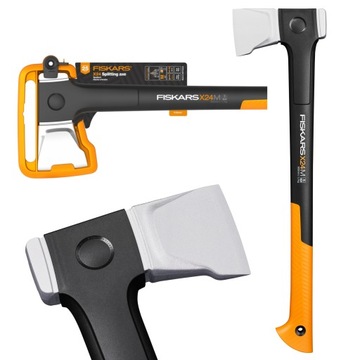 FISKARS SIEKIERA ROZŁUPUJĄCA X24 ostrze M TWARDA MOCNA OSTRA X-series 60 cm