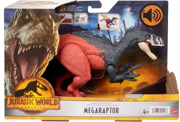 JURASSIC WORLD DINOZAUR MEGARAPTOR Z DŹWIĘKIEM