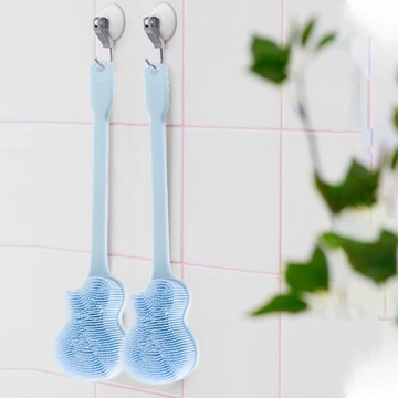 Щетка для ванны в форме гитары, длинная.