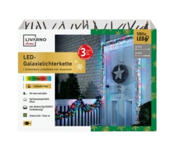 ŁAŃCUCH GIRLANDA ŚWIETLNY LED LIVARNO HOME 10 m