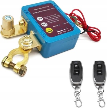 ГЛАВНЫЙ ВЫКЛЮЧАТЕЛЬ АККУМУЛЯТОРНЫЙ КОМПЛЕКТ ДИСТАНЦИОННОГО УПРАВЛЕНИЯ 12 В 24 В 240 А РЕЛЕ