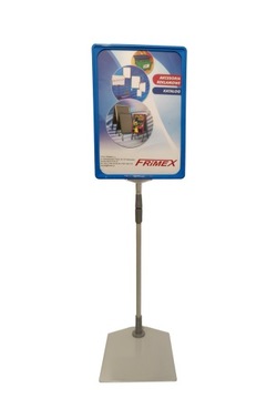 Телескопический рекламный стенд 60см с рамкой А4 SN