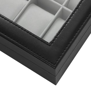 Органайзер для украшений, косметики ERGO hakano - WATCH STORAGE BOX BLACK 10SLO