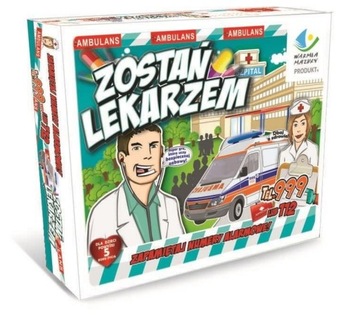 EDUKACYJNA GRA PLANSZOWA ZOSTAŃ LEKARZEM FAN GAMES