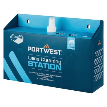 Stanowisko do czyszczenia okularów 250 ml / 560 szt PORTWEST PA02