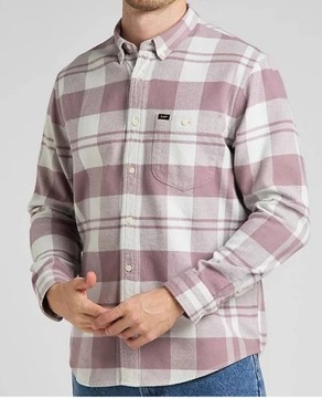 LEE koszula RIVETED SHIRT kratka purple storm XL