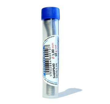 Cyna z topnikiem fiolka 1mm 10g Cynel Professional
