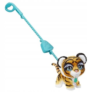 Interaktywny Tygrysek Tygrys na smyczy FurReal Hasbro Wydaje odgłosy