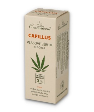Cannaderm Capillus Serum do włosów na problemy łojotokowe capilus