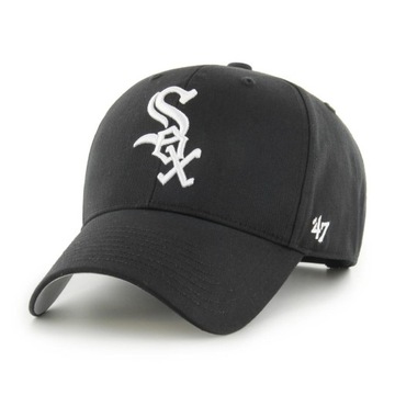 Czapka z daszkiem 47 Brand MVP BASIC White Sox czarna Chicago