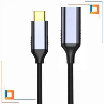 АДАПТЕР CO2 USB-C ПОРТ ДИСПЛЕЯ 1.4 КАБЕЛЬНЫЙ АДАПТЕР USB TYPE C DP 8K 60 Гц