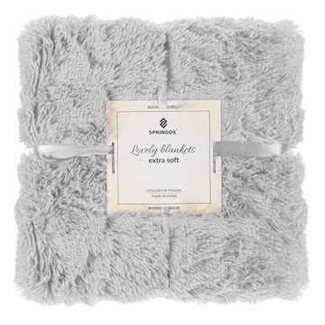 THICK FLANKET WŁOCHACZ покрывало двустороннее 160х200 см МЯГКИЙ ПЛЕД