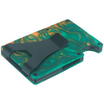 Slim Wallet Credit Card Holder Metal Men