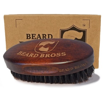 Zestaw do pielęgnacji brody By My Beard Szczotka Kosmetyczka Beard Bross