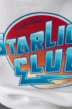Bluza dresowa Colourful Rebel Starlight Club Hoodie z kapturem XS E6050