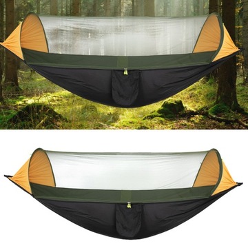 САМРАСДВИЖАЮЩИЙСЯ ГАМАК С МОСКИТНОЙ СЕТКОЙ, 290Х140СМ