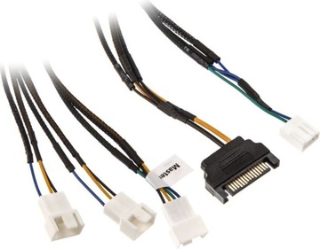 Rozdzielacz zasilania 4-pin 5x do wentylatorów PWM