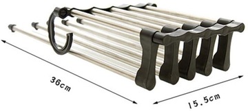 Вешалка на 5 пар брюк.